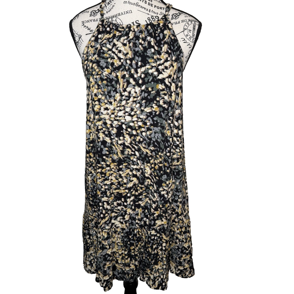 Gilli Dress Short Medium Gathered Neck Spaghetti Straps Cross Over In Back